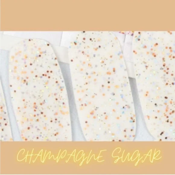 *Retired* Color Street: Champagne Sugar | Gold Silver Glitter Sparkle Overlay - Picture 6 of 10